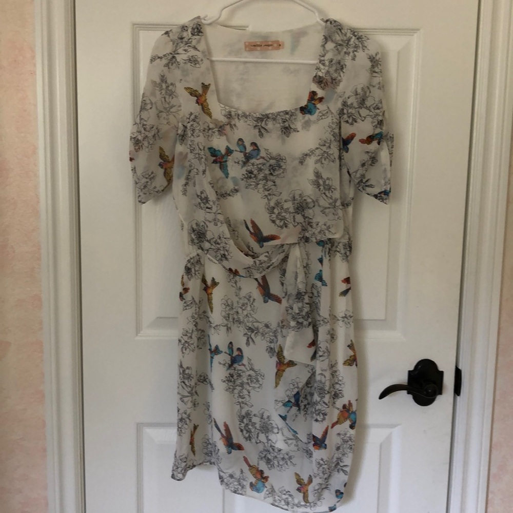 Traffic People Printed Mini Dress, S